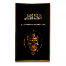 Baralho O Tarot Negro 22 Cartas Com Manual Tarô Negro