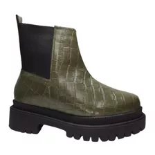 Bota My Shoes Eco Crocodile Army L853060002 