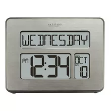 La Crosse Technology C86279 Reloj Atómico De Calendario