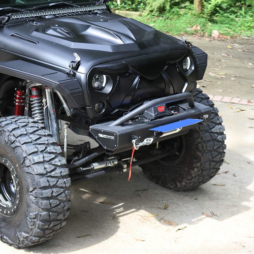 Maiker Cobra Series - Rejilla Frontal Para Jeep Wrangler Rub Foto 3