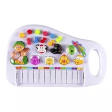 Piano Infantil Teclado Musical Com Sons Dos Bichos E Fazenda Cor Outro