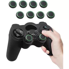 Cubre Grips Para Ps4 Ps3 Xbox One Xbox 360 8un Negro Y Verde