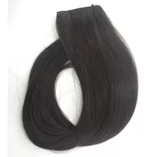 Apliqui De Cabelo Humano Liso No Tic Tac 60cm 50 G 1 Tela