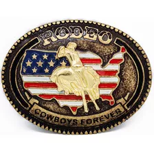 Fivela Cbr Rodeo Authentic Country Cowboy - Envio Imediato!