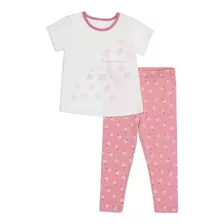 Conjunto Playera Legging Estampado Continuo Toddler Niña