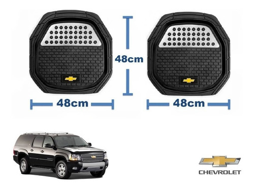 Tapetes 4pz Charola 3d Logo Chevrolet Suburban 2007 A 2014 Foto 3