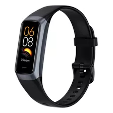 Reloj Inteligente Smartwatch Gadnic Con Variedad De Deportes Malla Negro Bisel Negro