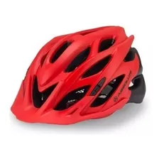 Capacete Bike Absolute Wild Vermelho E Preto Fosco Original