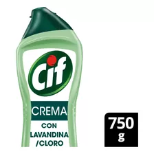 Limpiador En Crema Cif Con Lavandina Cloro 750g