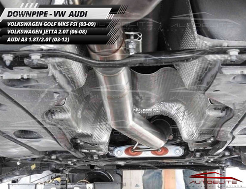 Downpipe Y Tuberia Audi A3 1.8 2.0 2003-2012 Acd Performance Foto 5