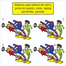 Kit Adesivo Os Impossíveis - Para Carro, Moto