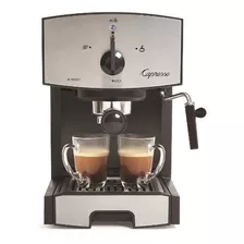 Cafetera Espresso Y Cappuccino , Negro / Inoxidable L