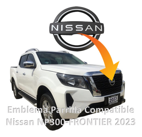 Emblema Parrilla Compatible Nissan Np300 2023-2024 Foto 4