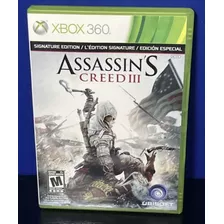 Assassins Creed 3 Iii Edicion Especial Para Xbox 360