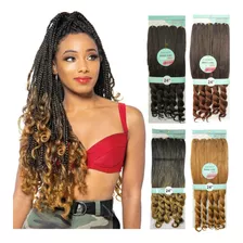 Cabelo Jumbo Cacheado Longo Boho Curl Trança C/ Cacho Cherey