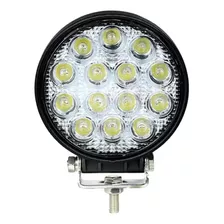  Kit Farol Milha Jeep Caminhão 14 Led 42w 12/24v Ip-67 Rd