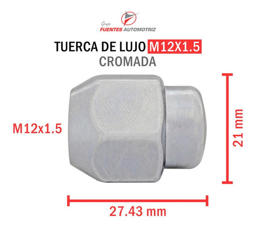 Kit 10 Tuercas Para Birlo Kia Sorento 2018 2019 12x1.5 Foto 2