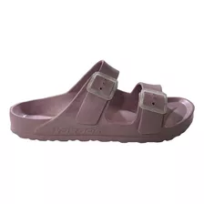 Sandalias Ojotas Mujer Verano Hebilla Goma Liviana Faraon 