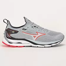 Tênis Feminino Mizuno Wave Mirai 5 Cor Plata/coral - Adulto 38 Br