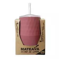 Mate Antivuelco Mateava Quo Con Bombilla Tapa Cebadora