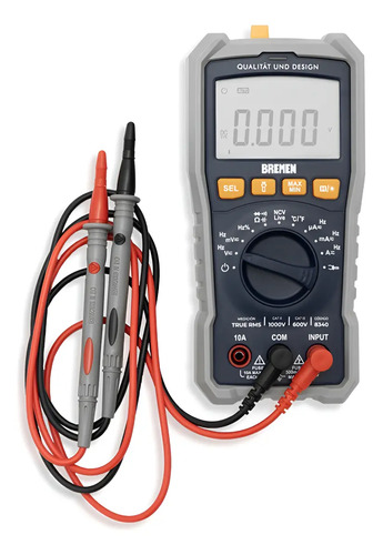 Multimetro Digital Temperatura Capacitores True Rms Bremen