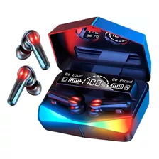 Auriculares In-ear Gamer Inalámbricos Alpina Gamer F30 Pro Negro Con Luz Multicolor Led