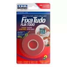 Fita Acrílica Dupla Face 19mmx2m Exterior Tekbond