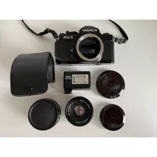 Camara Yashica Fx3 (no Funciona) Y Accesorios Funcionales