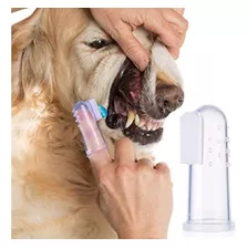 Cepillo Dental Silicona Dedal Bebes Niño Mascotas Suave Dedo