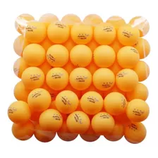 50 Pelotas De Ping Pong 3 Estrellas Mapol Naranja