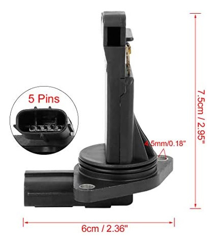 Sensor De Caudalmetro De Aire X Autohaux E5tmass Para Mazda Foto 2