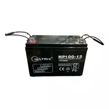 Bateria Matrix 12v 100ah Peq Ups Motos Cerco Electrico