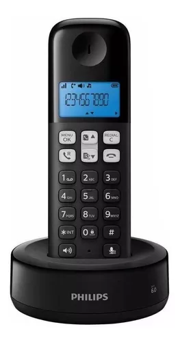 Teléfono inalámbrico Philips D1311B/77 Negro
