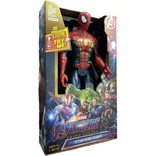 Boneco Spider Man ( Homem Aranha ) Articulado E Fala - 32cm