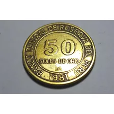 Moneda De Oro Conmemorativa - Perú 1981, 50 Soles De Oro