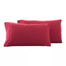 2 Fundas De Almohadas Estándar Queen Size Premium 51x76cm