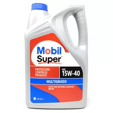 Aceite Para Motor Mobil 15w40 Multigrado 5 Litros