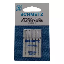 Agulha 130/705h 80/12 Schmetz Universal Com 5 Unidades