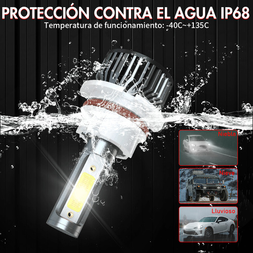 22000lm Faro Led Y Antiniebla Para Lincoln Mark Lt 2006-2014 Foto 2