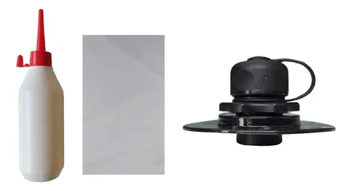 Kit Reparacion Pegamento + Valvula Gomon Tube Semirrigido Blanco