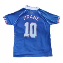 Camiseta De Futbol Retro Zidane Francia 