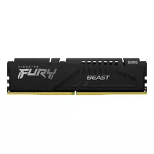 Memória Ram Fury Beast Color Preto 16gb 1 Kingston Kf556c40bb-16