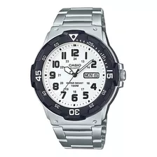 Reloj Casio Hombre Mrw-200hd-7bv Correa De Acero, Natacion