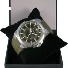 Relógio Orient Masculino Mbsp1034 E2ex Verde Aço Original