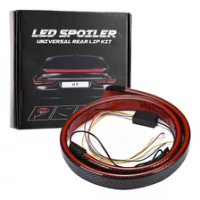 Tira De Luces Led Carbono De Freno Para Coche Alerones Roja