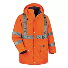 Ergodyne Glowear 8385 Ansi - Chaqueta De Seguridad Reflectan