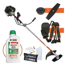 Roçadeira Gasolina Terra Grh520 Black + Óleo Stihl 2,5hp 2t