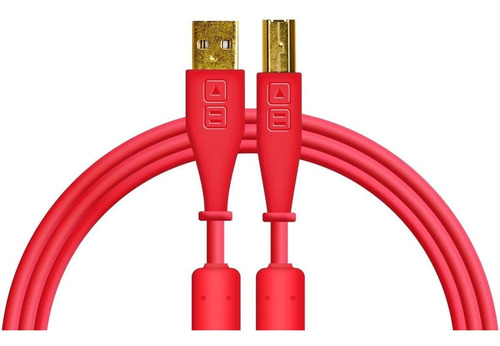 Cable Usb-b A Usb-a 1.5 Metros Rojo Chroma Djtechtools