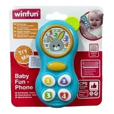 Mi Primer Telefono Celular Infantil Con Sonido Win Fun 