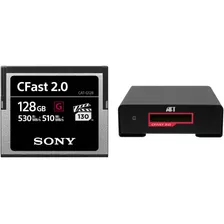 Sony 128gb Cfast 2.0 G Series Memory Card With Card Reader K